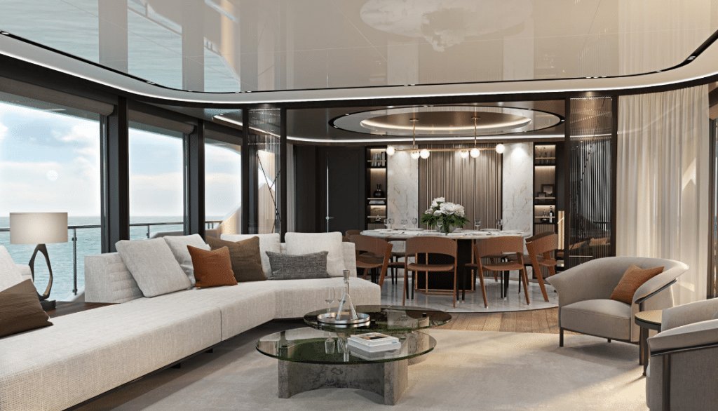 Sunseeker yachts 120 yacht superyacht interior