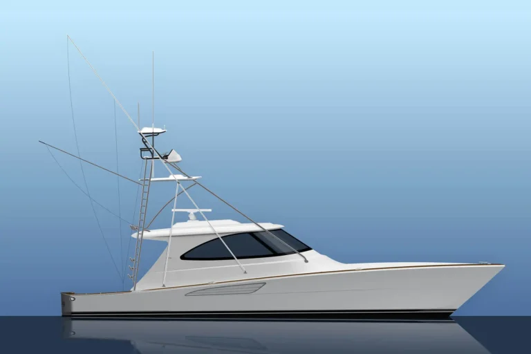 Rendered Viking 64 Sport Tower