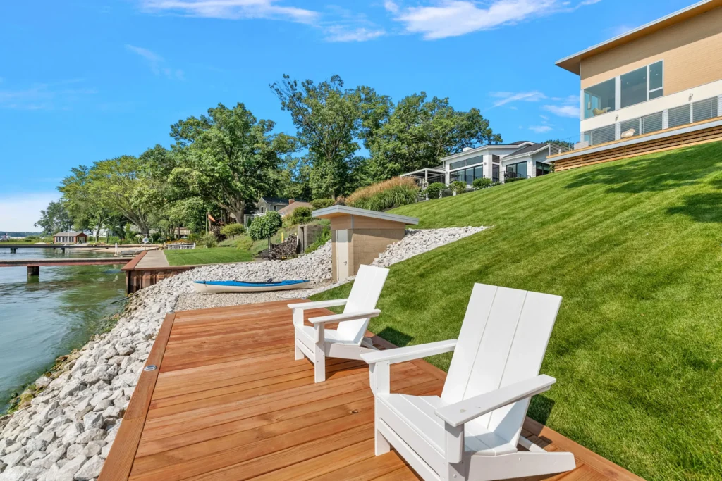 Holland MI Waterfront Homes lake macatawa