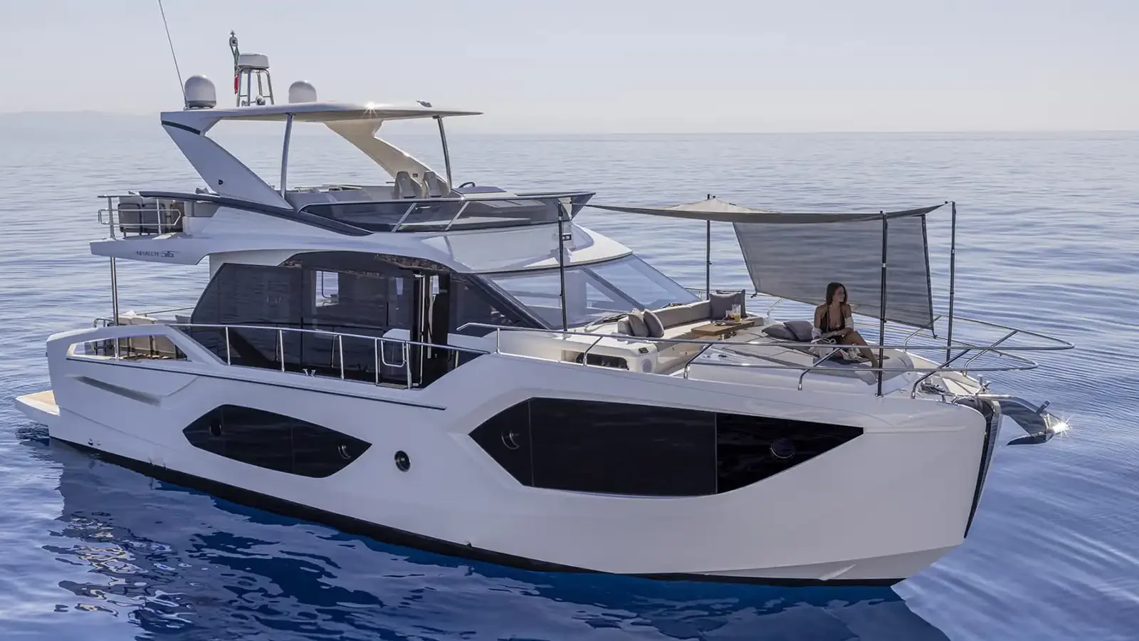 versatile absolute yachts 56 flybridge bow seating